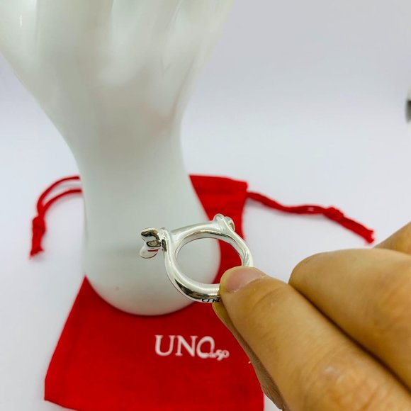 UNO de 50 Ring PICK 1 RING Reward Ring Unisex Ring Jewelry Silver-Plated Metal - Picture 4 of 10